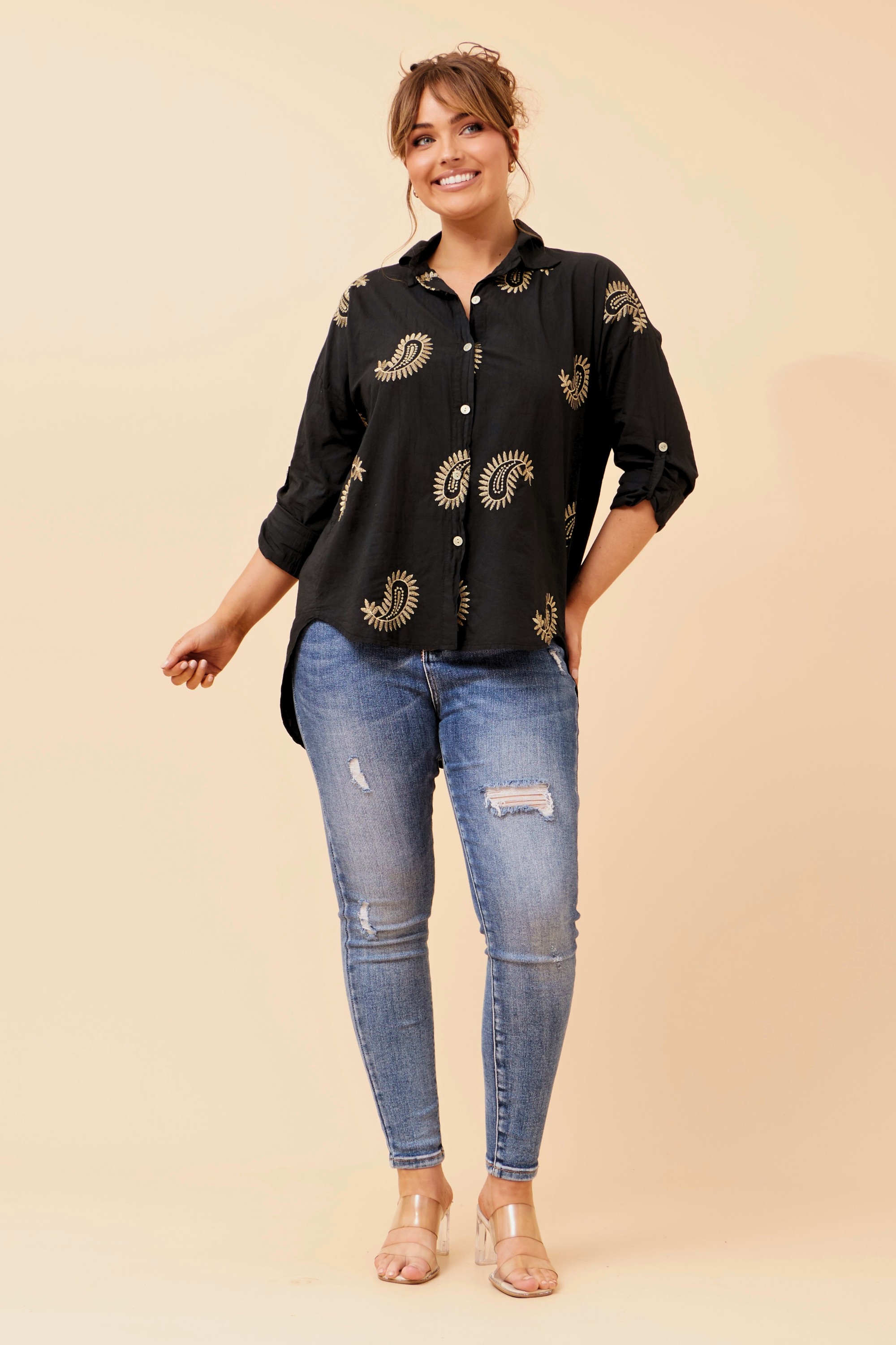 ALMADA ABSTRACT PRINT SHIRT