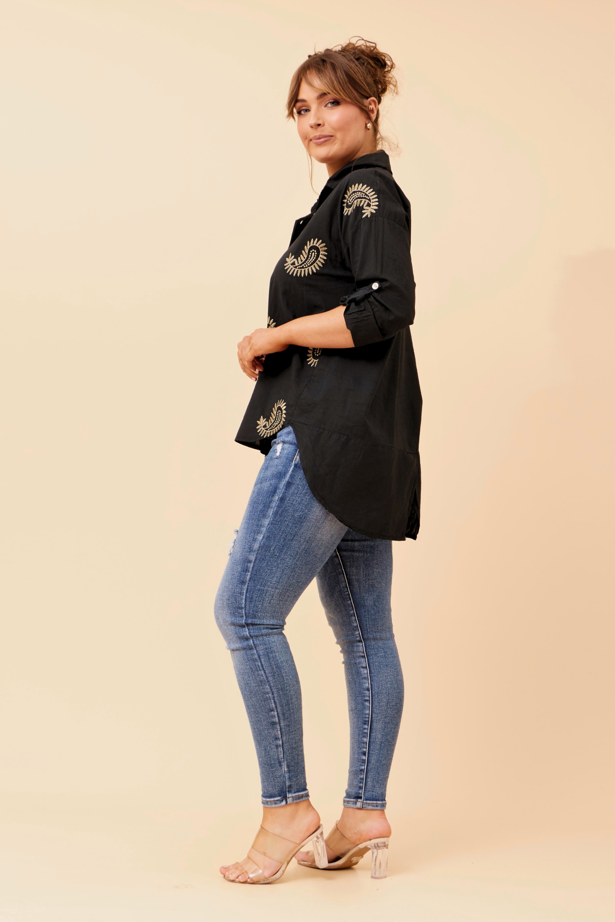 ALMADA ABSTRACT PRINT SHIRT
