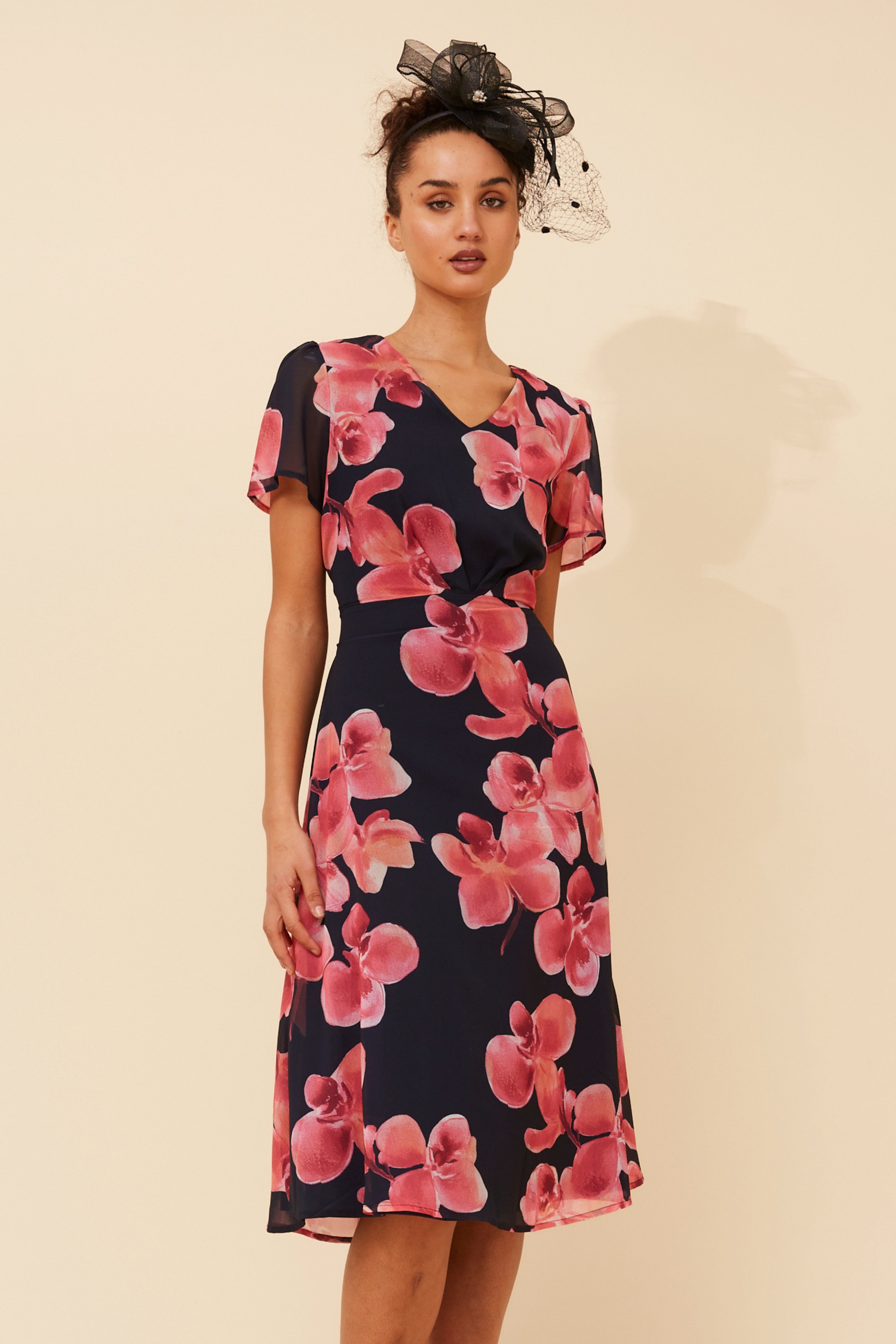 ALONA FLORAL MIDI DRESS