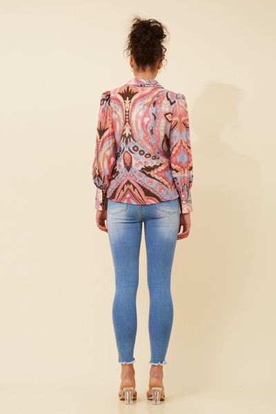 ALUNA ABSTRACT PRINT SHIRT