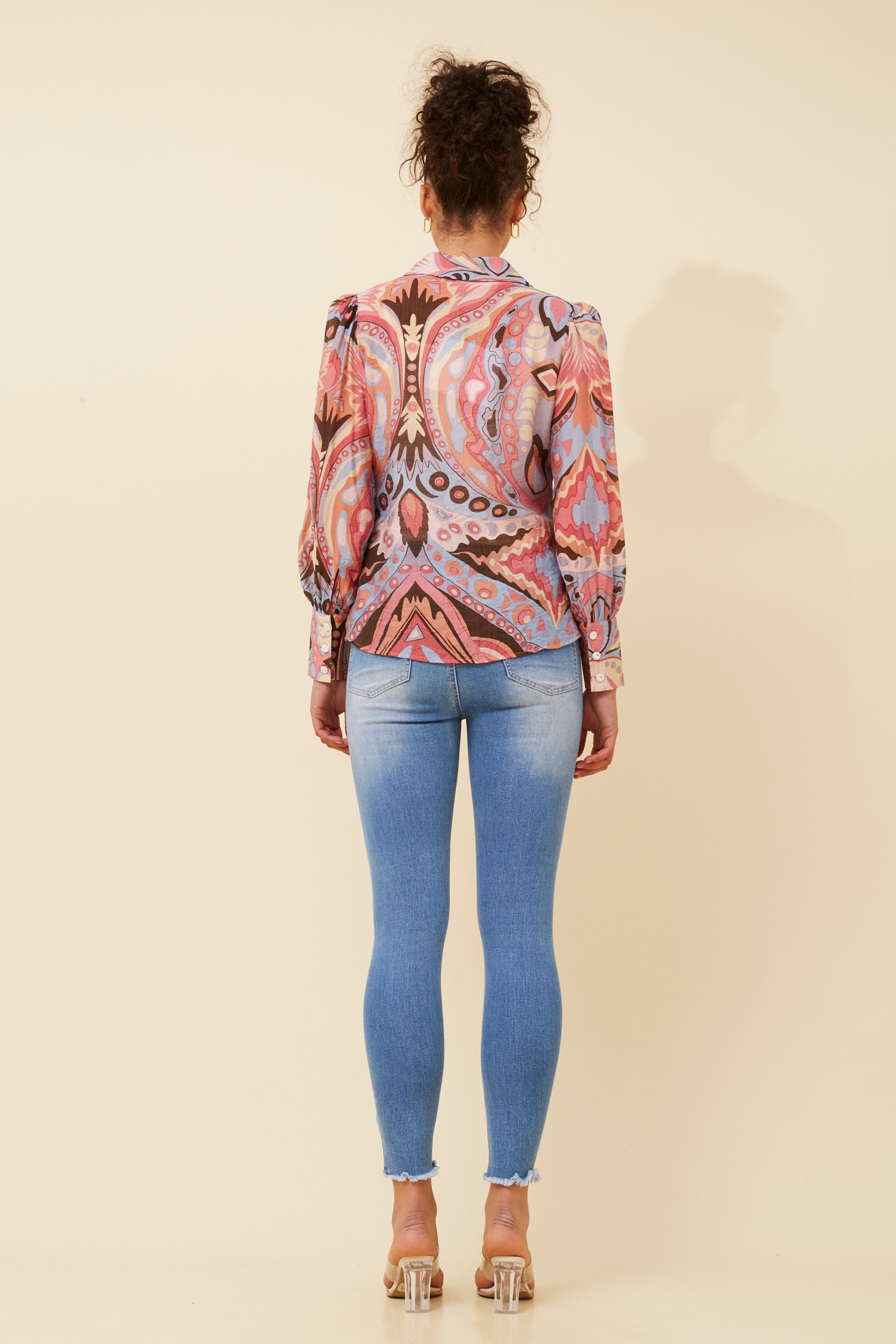 ALUNA ABSTRACT PRINT SHIRT