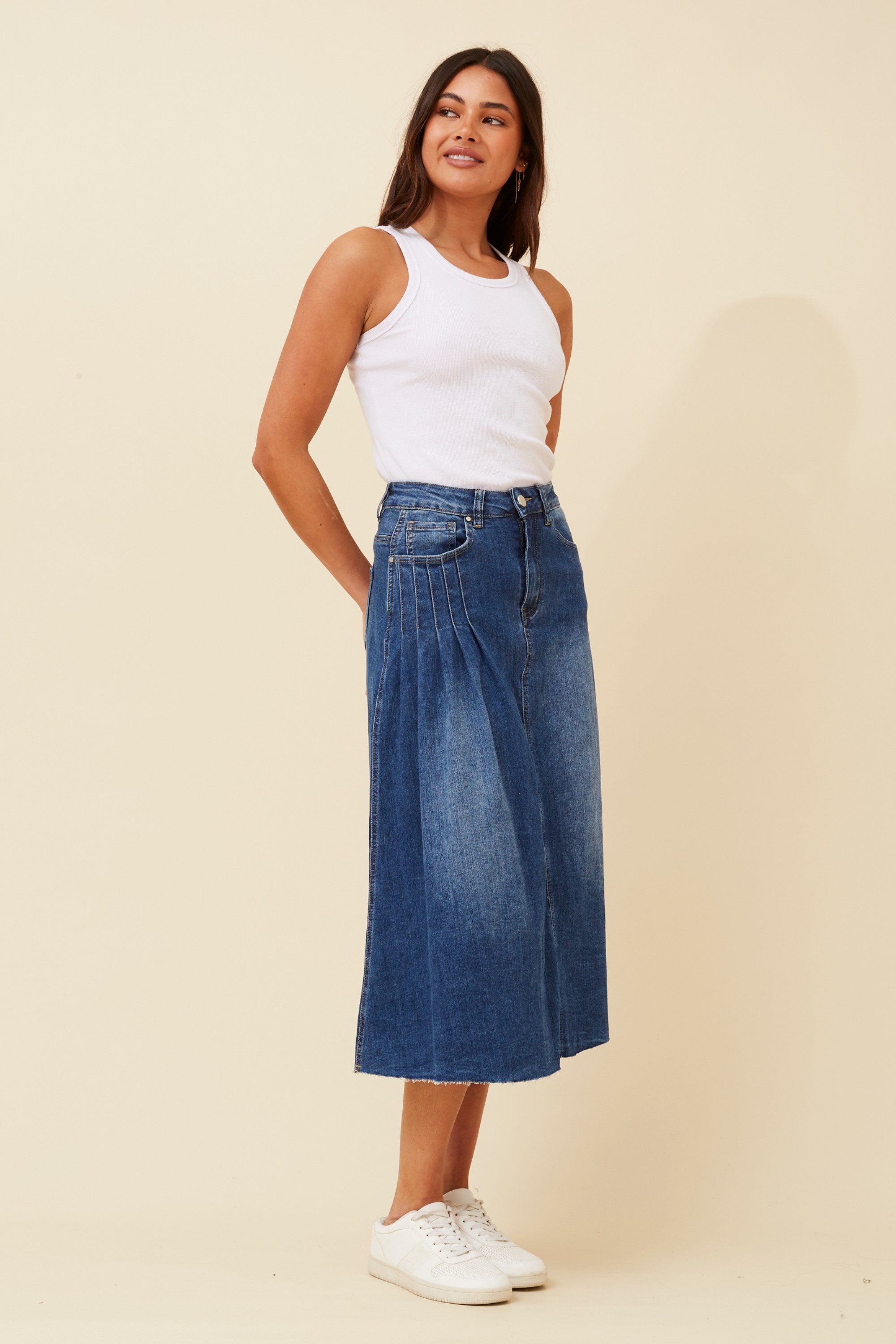 ALZINA DENIM SKIRT