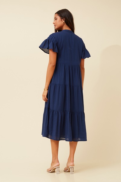 AMANI TIERED MIDI DRESS