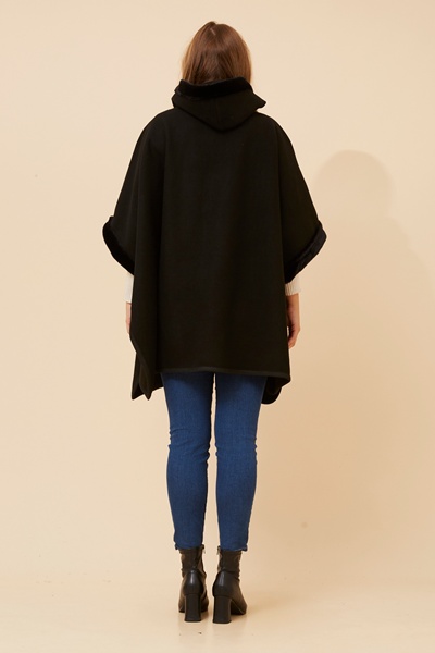 AMBERLYN SOLID PONCHO