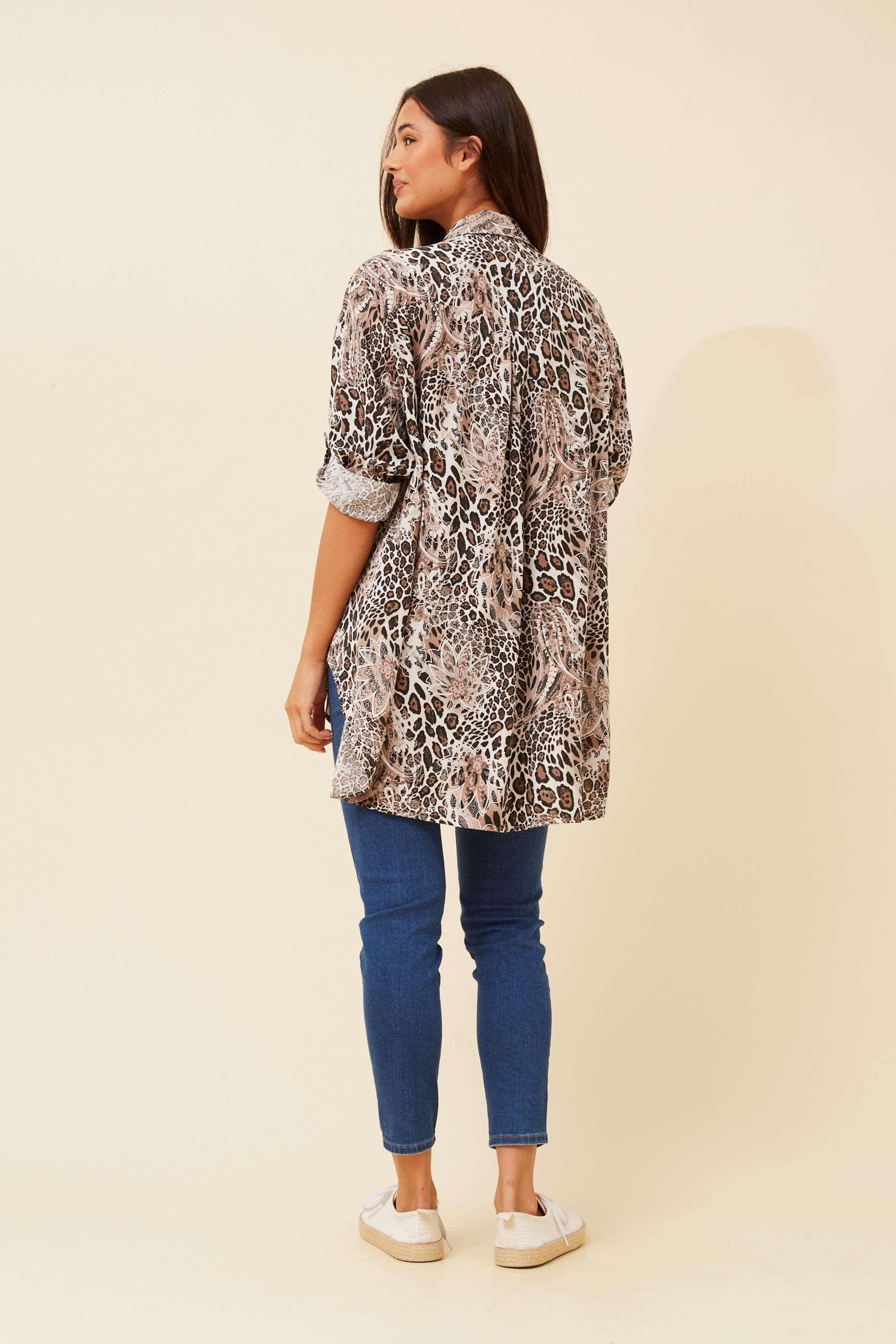 AMBROSE ANIMAL PRINT SHIRT