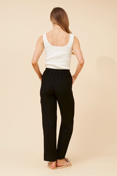 AMIR SOLID LINEN PANTS