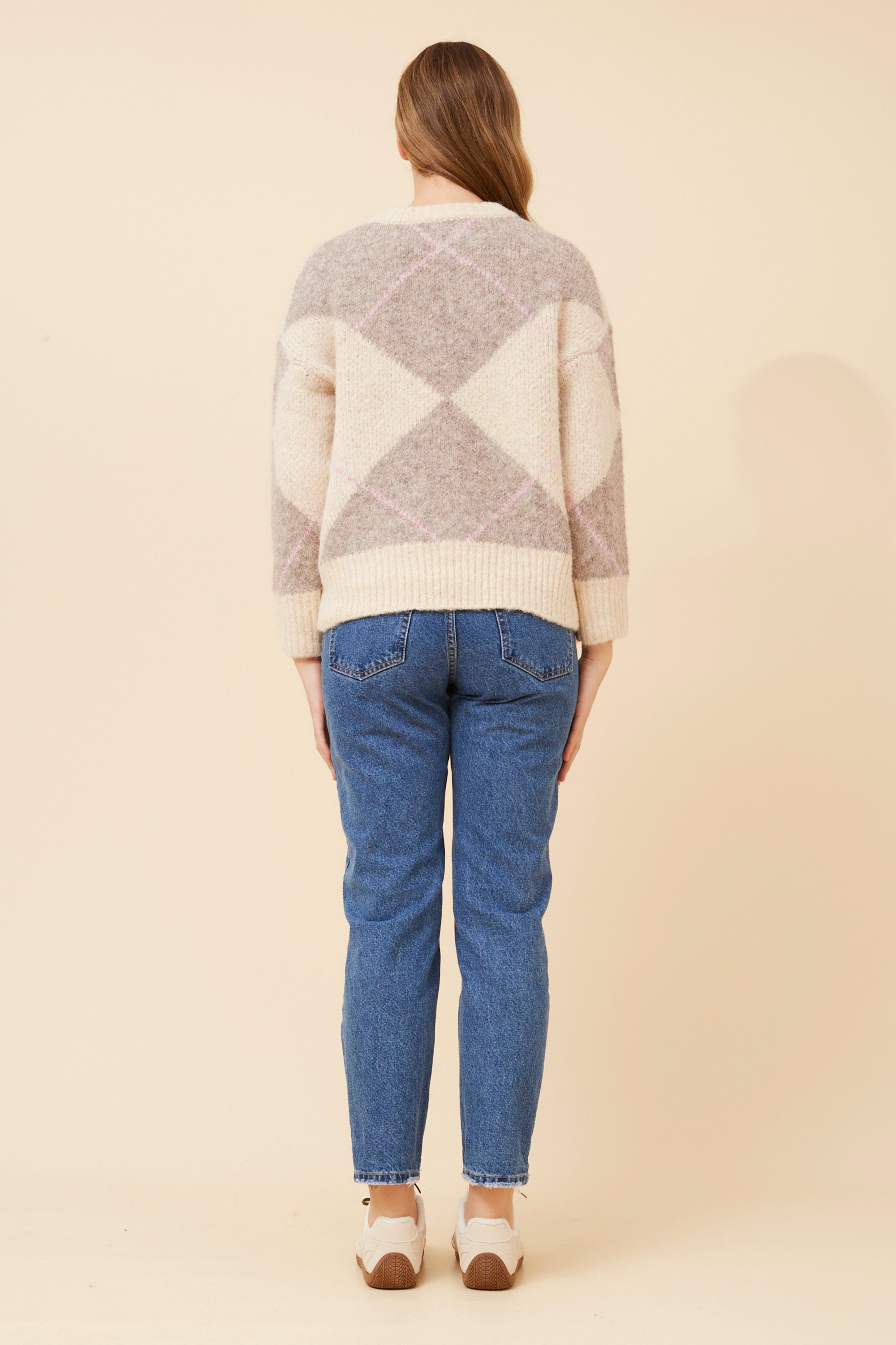 ANARA WOOL BLEND KNIT PULLOVER