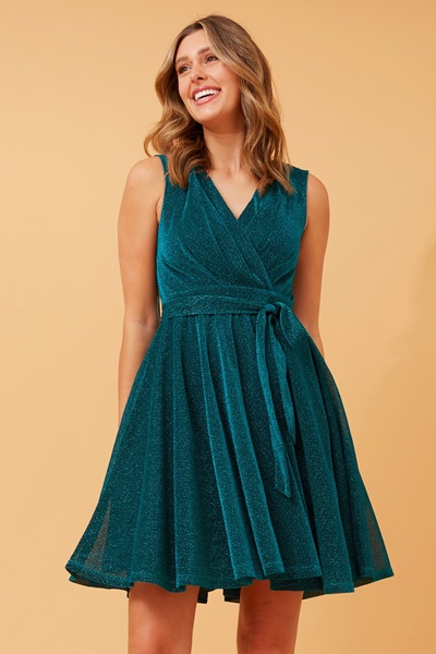 ANDI GLITTER SHORT DRESS