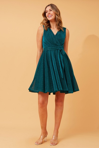 ANDI GLITTER SHORT DRESS