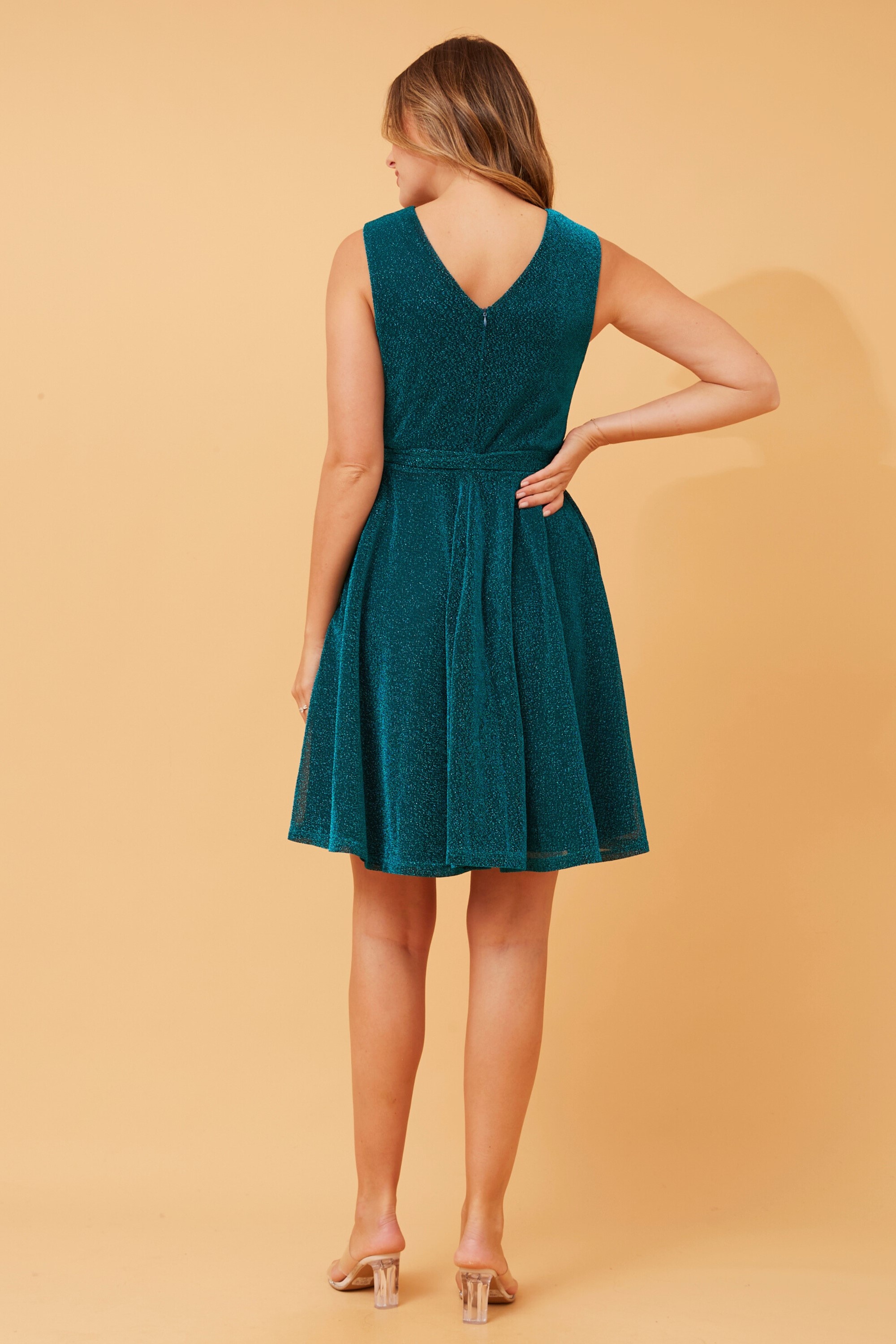 ANDI GLITTER SHORT DRESS