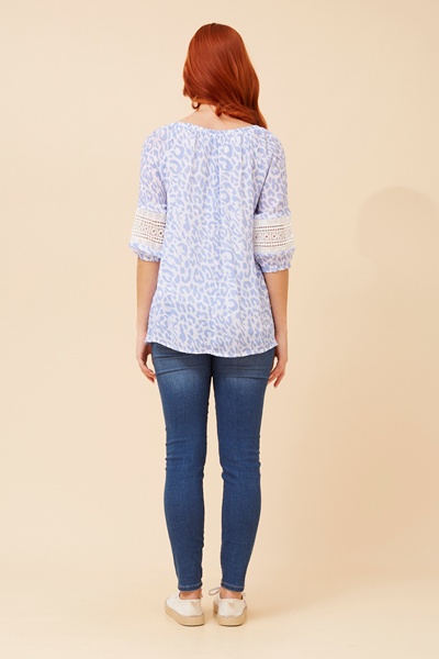 ANDREA ANIMAL PRINT TOP