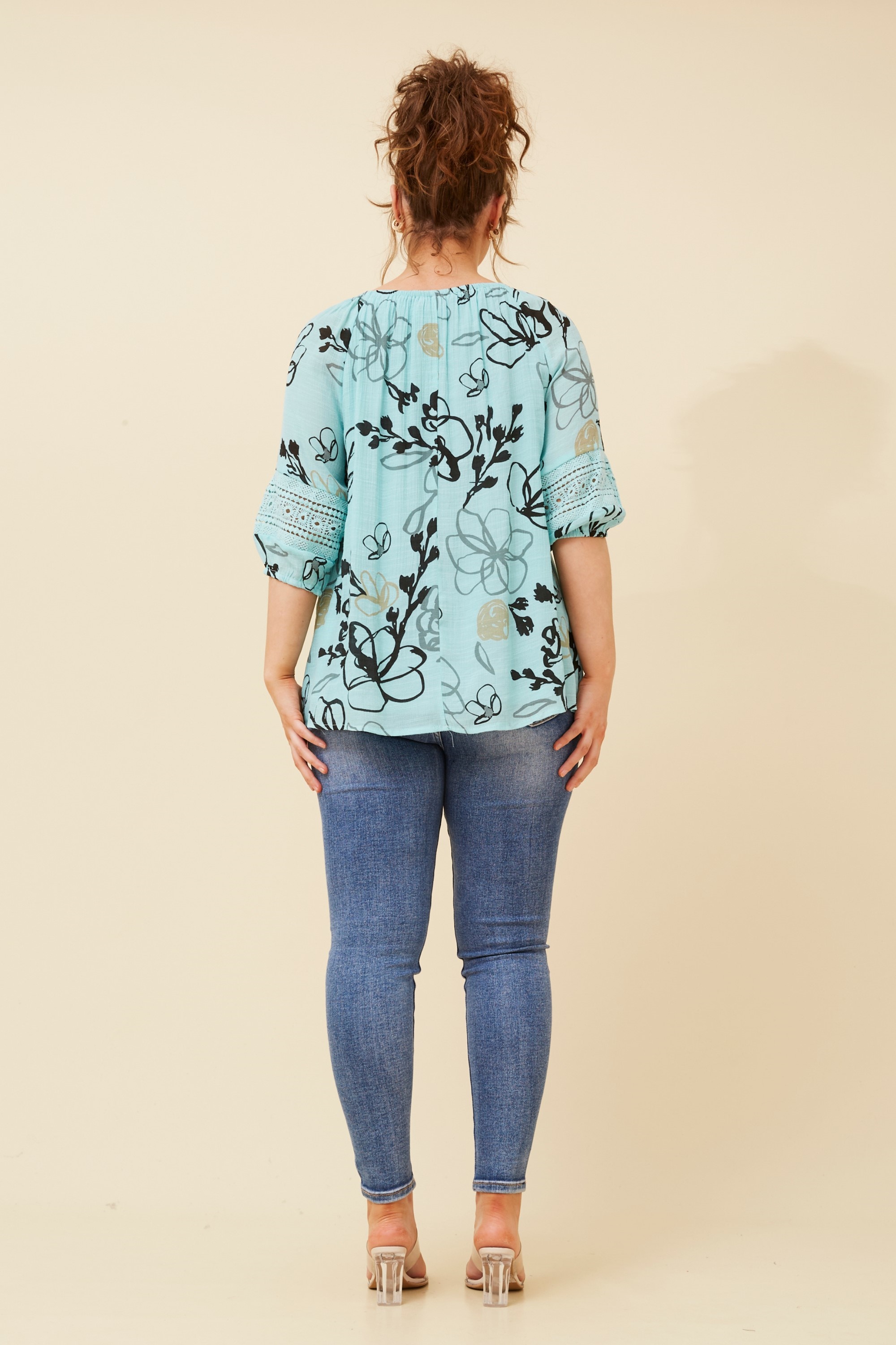 ANDREA BOTANICAL PRINT TOP