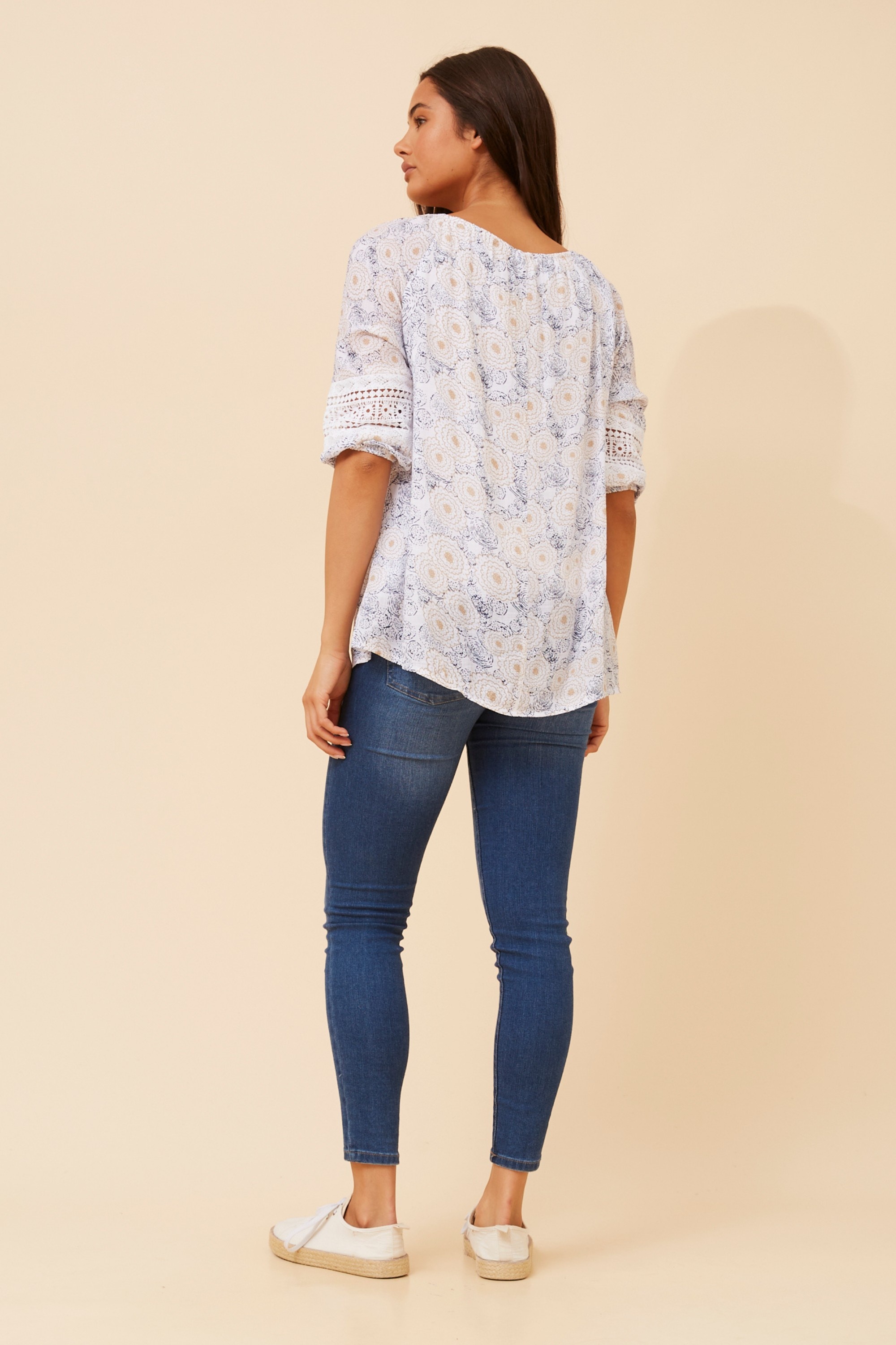 ANDREA FLORAL PRINT TOP