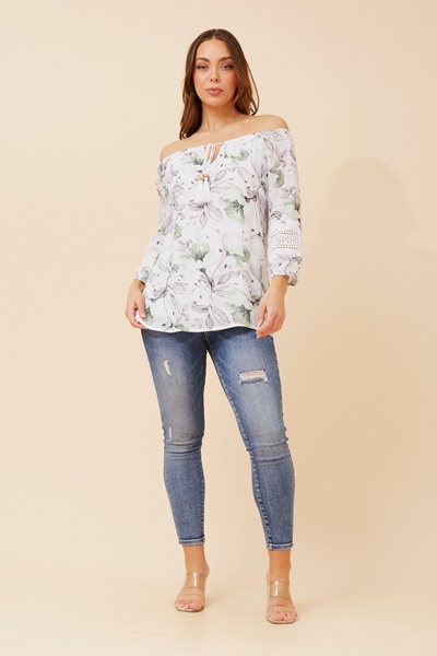 ANDREA FLORAL TOP