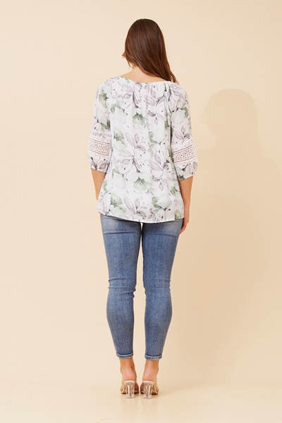 ANDREA FLORAL TOP