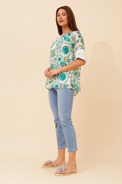 ANDREA FLORAL TOP