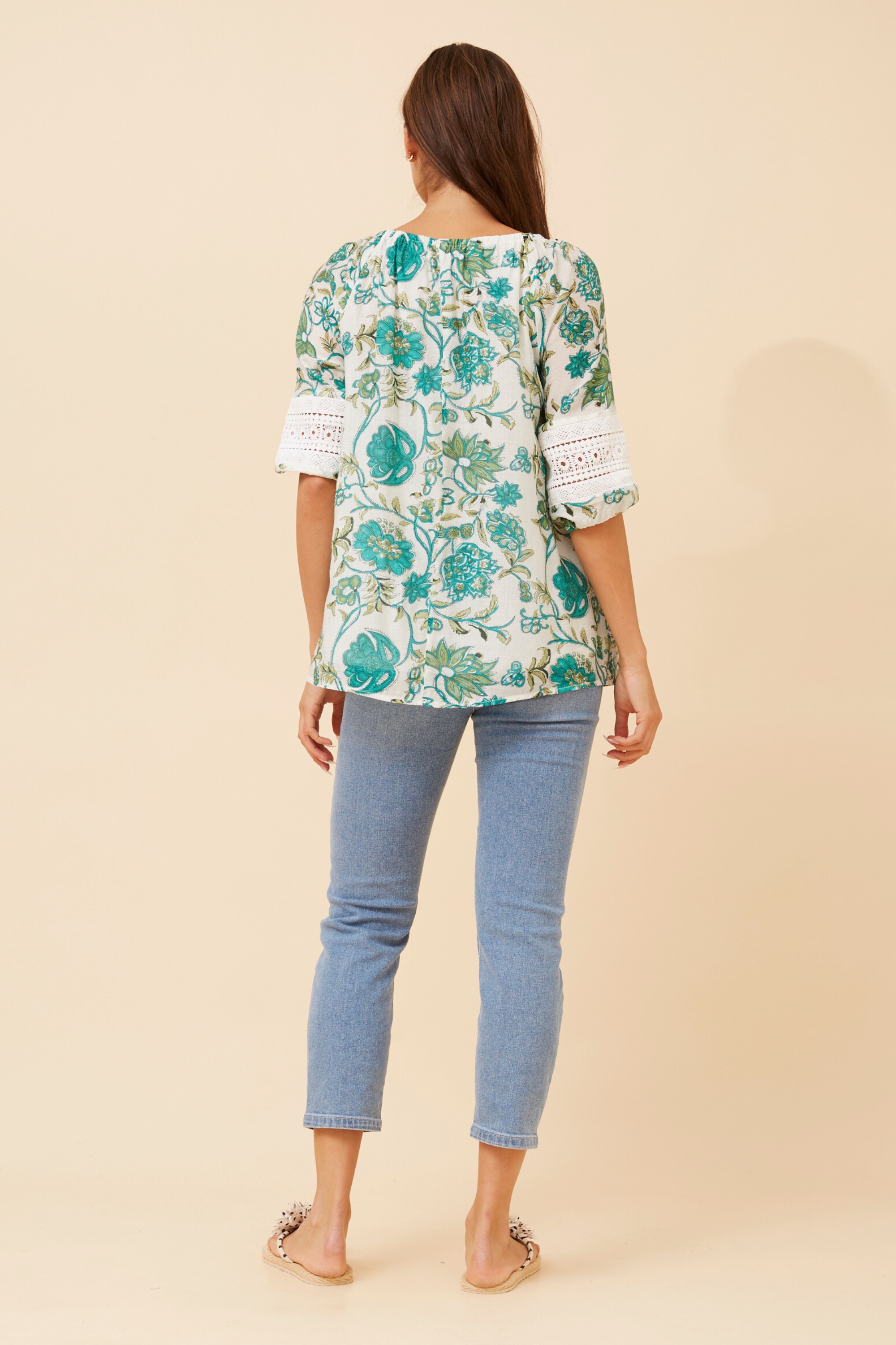 ANDREA FLORAL TOP