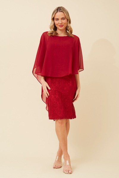 ANGELITA LAYERED LACE DRESS