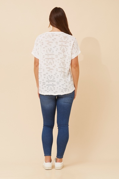 ANIANA BUTTERFLY PRINT TOP