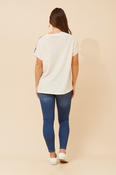 ANIANA DIMANTE DETAIL TOP