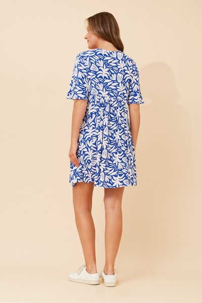 ANIKA ABSTRACT PRINT DRESS