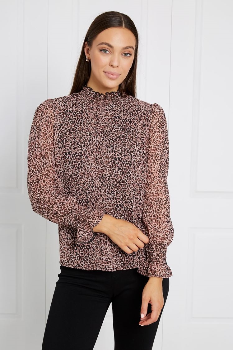 ANIMAL PRINT BLOUSE | FEMME Connection