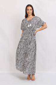 Animal print Boho Dress