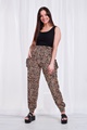 ANIMAL PRINT HAREM PANTS
