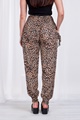 ANIMAL PRINT HAREM PANTS