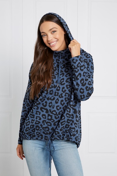 ANIMAL PRINT HOODIE