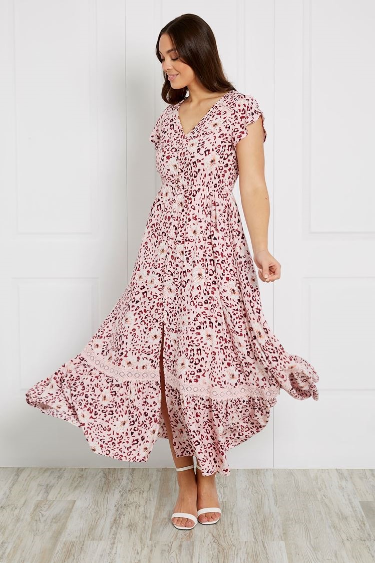 ANIMAL PRINT MAXI DRESS