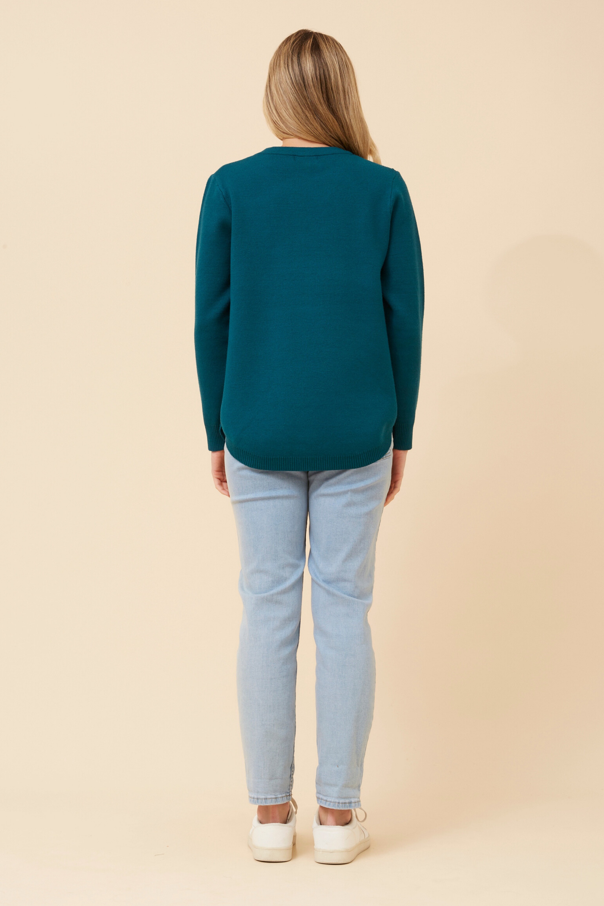 ANITA FLORAL EMBROIDERED PULLOVER