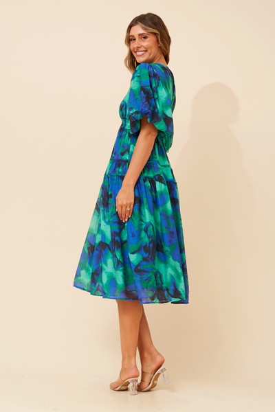 ANUSHKA ABSTRACT PRINT DRESS