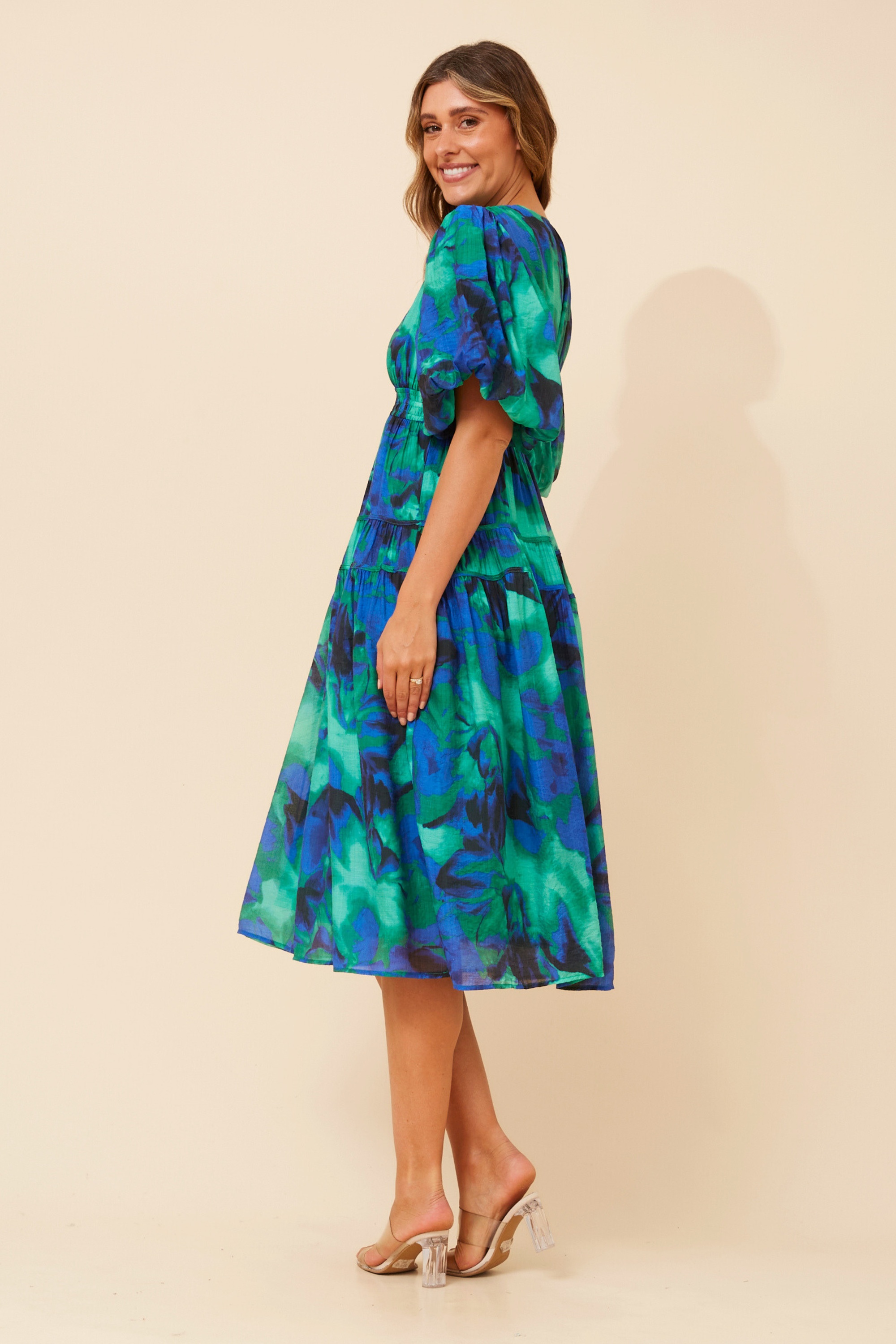 ANUSHKA ABSTRACT PRINT DRESS