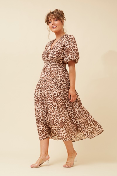 ANUSHKA ANIMAL PRINT DRESS