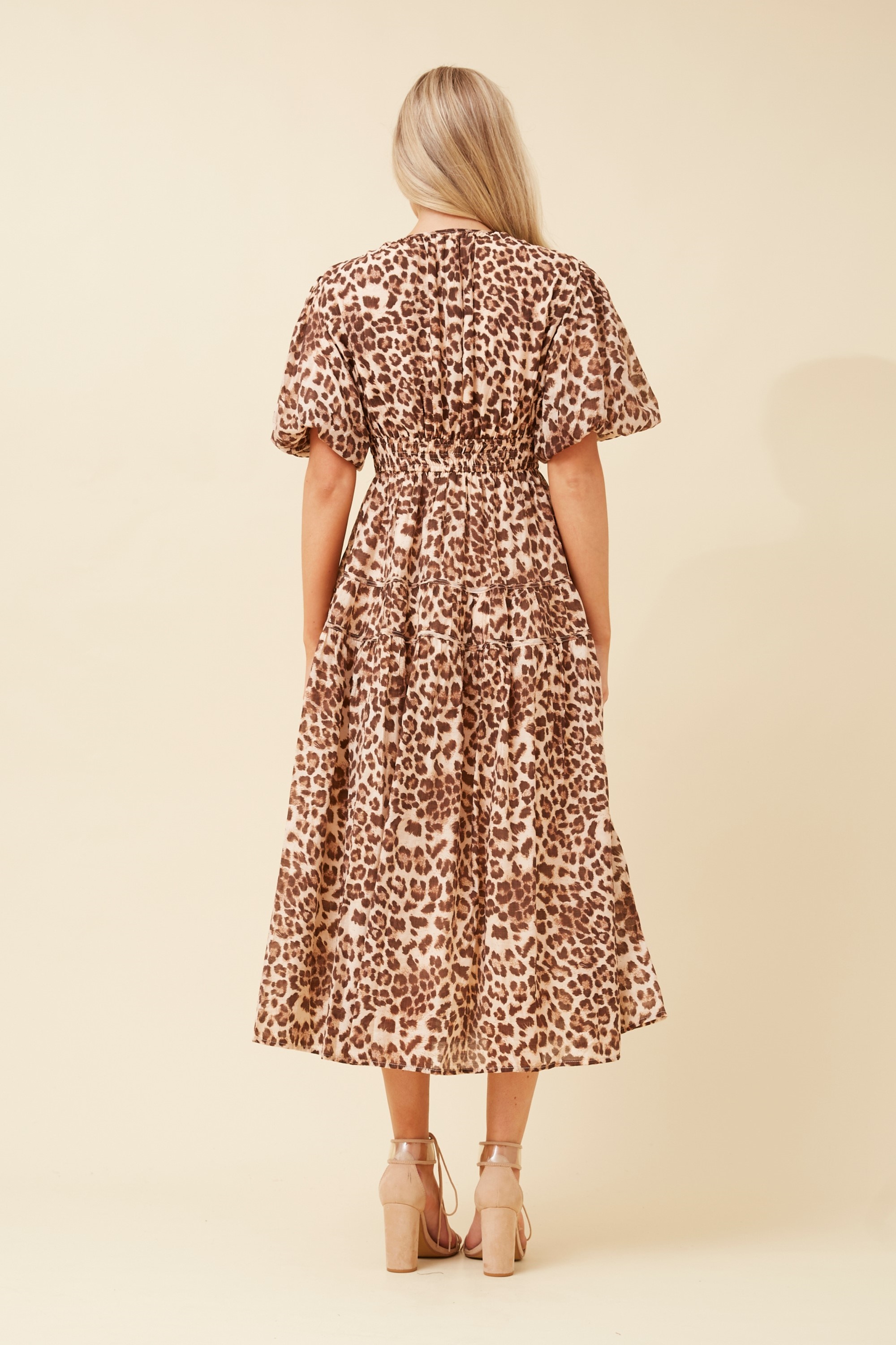 ANUSHKA ANIMAL PRINT DRESS