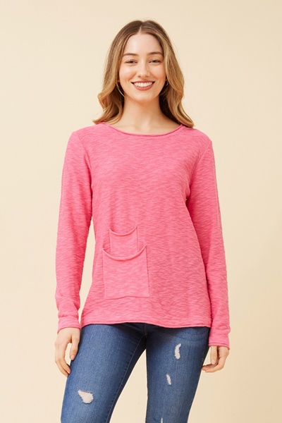 ARAMINTA SOLID PULLOVER