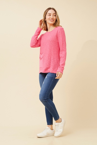 ARAMINTA SOLID PULLOVER