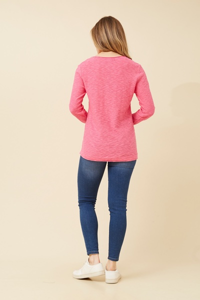 ARAMINTA SOLID PULLOVER