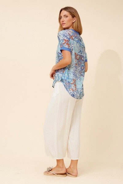 ARCHELLE ABSTRACT PRINT TOP
