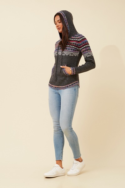 ARGEN JACQUARD KNIT PULLOVER