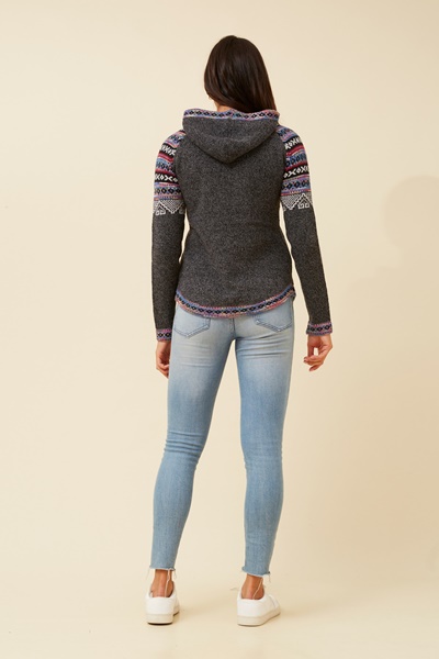 ARGEN JACQUARD KNIT PULLOVER