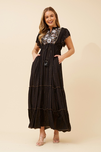 ARUNA BOHO MAXI DRESS