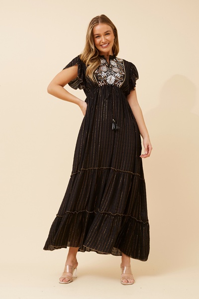 ARUNA BOHO MAXI DRESS