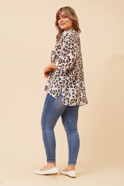 ASHER ANIMAL PRINT TOP