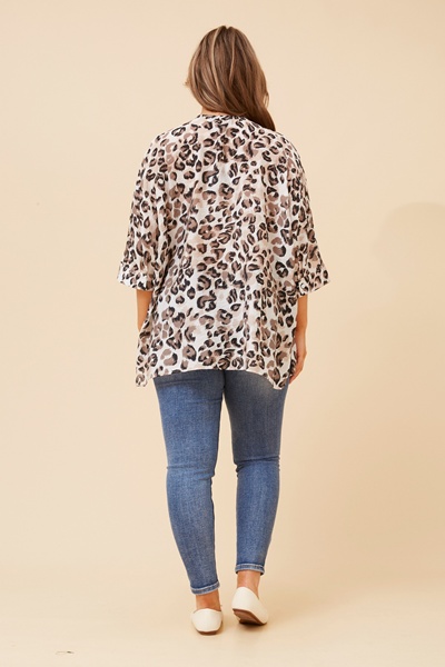 ASHER ANIMAL PRINT TOP