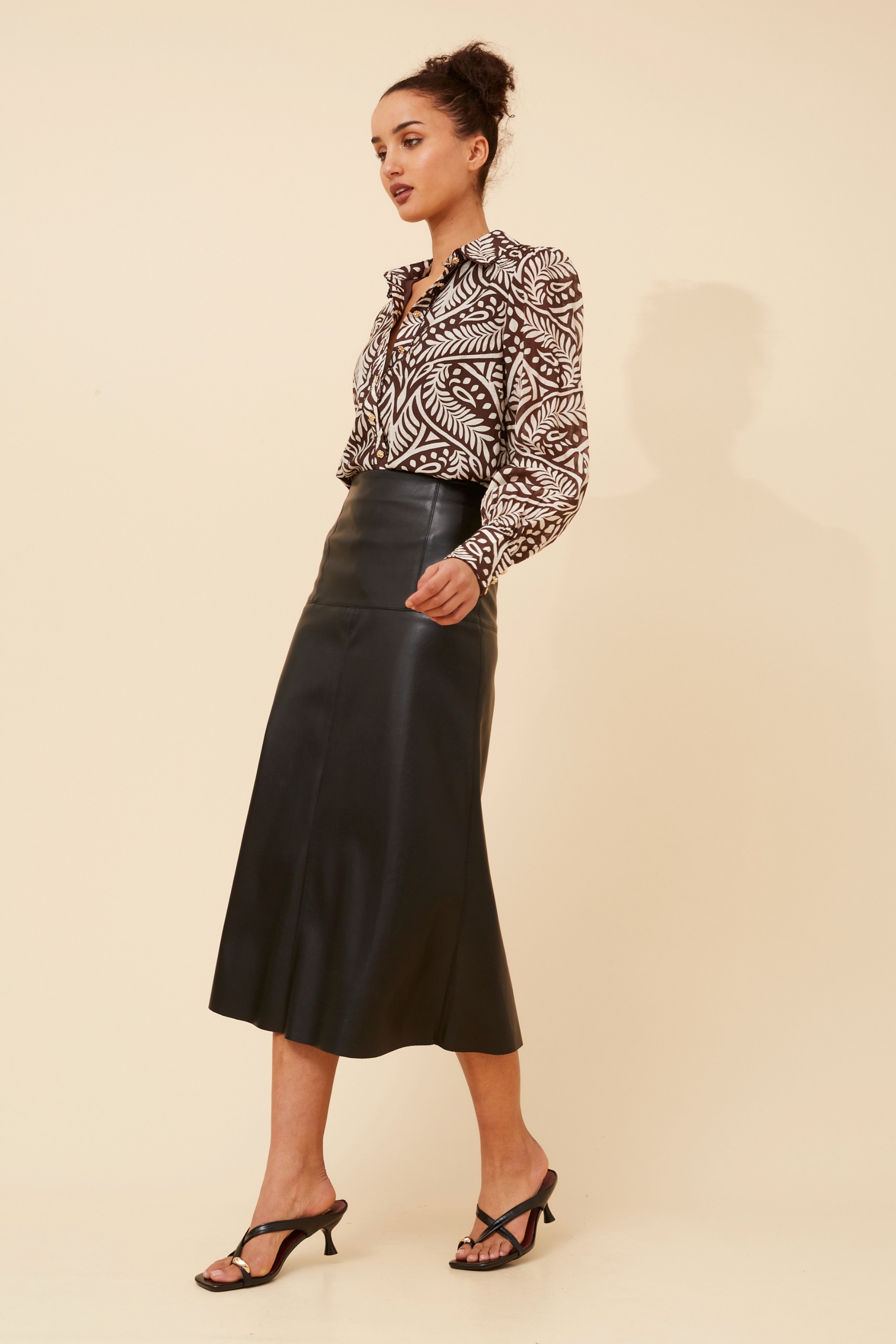 ASILIA ABSTRACT PRINT BLOUSE