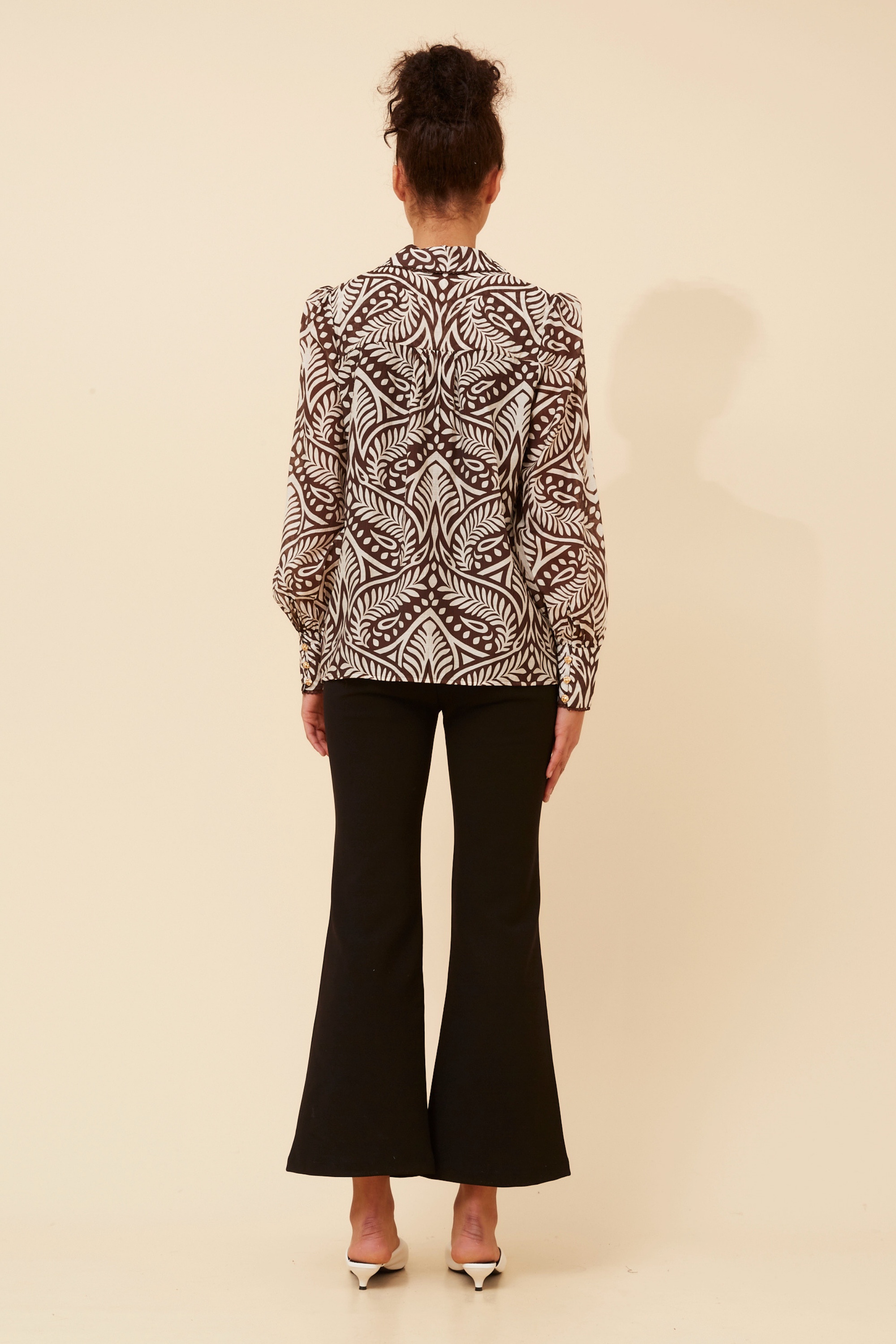 ASILIA ABSTRACT PRINT BLOUSE