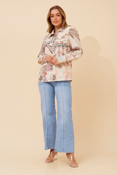 ASILIA ABSTRACT PRINT SHIRT