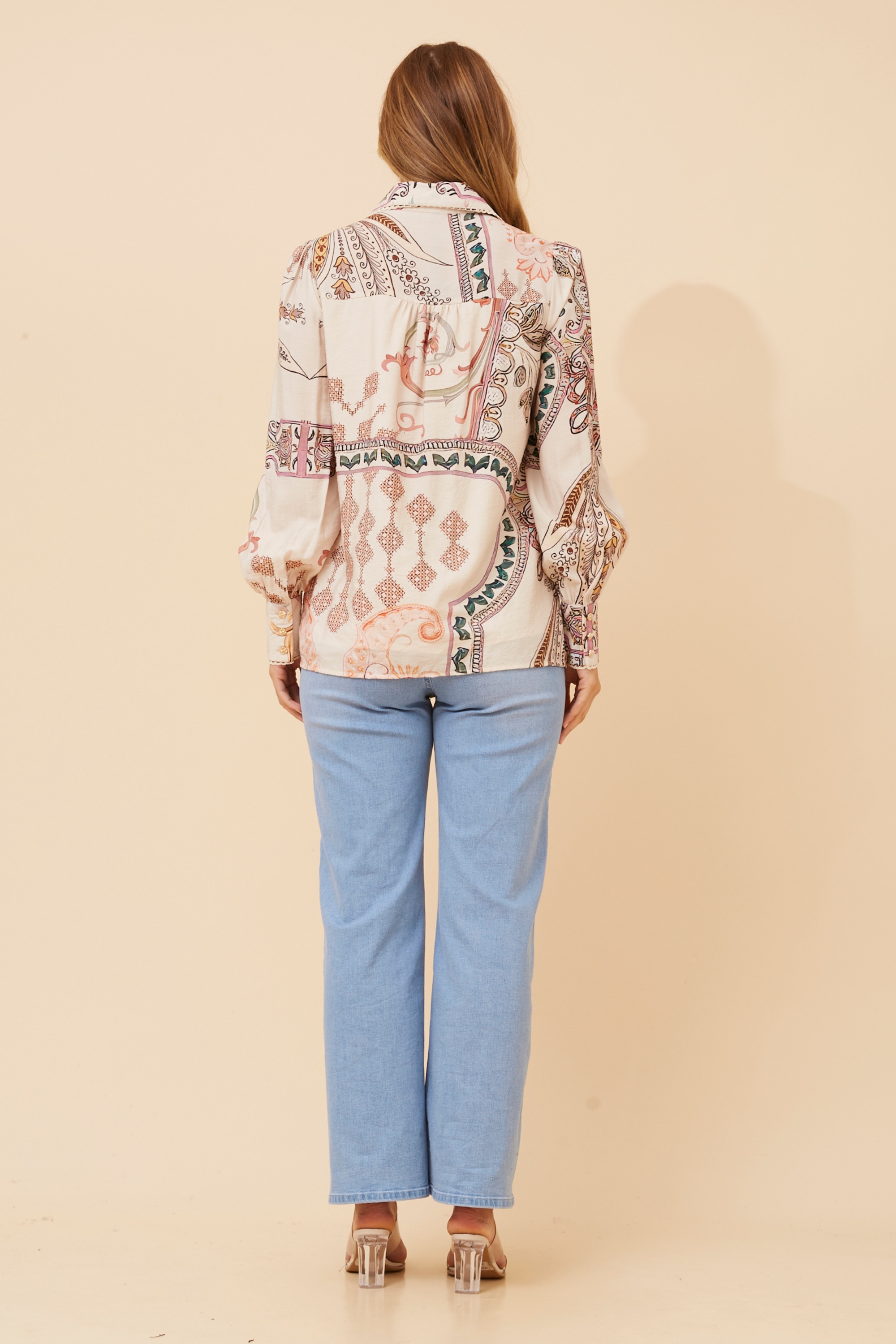 ASILIA ABSTRACT PRINT SHIRT